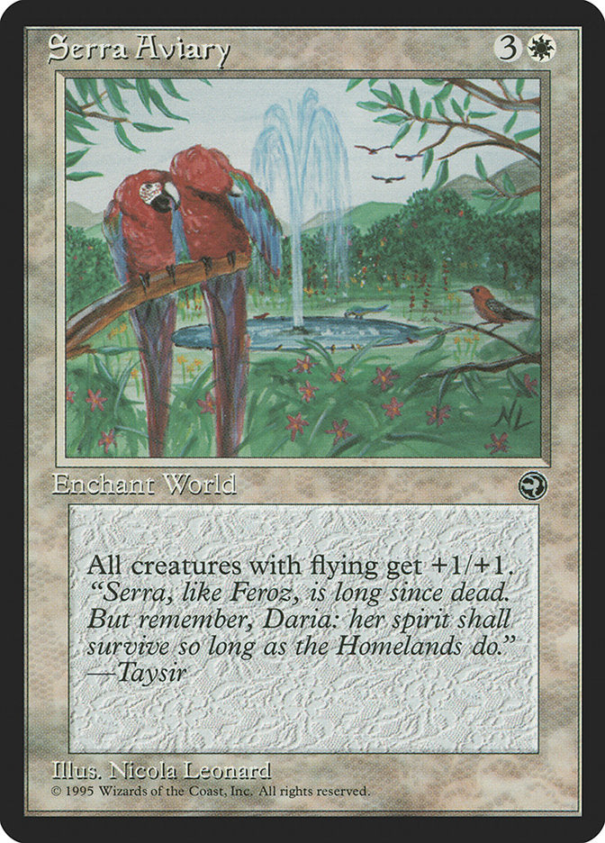 Serra Aviary [Homelands] | Good Games Morley