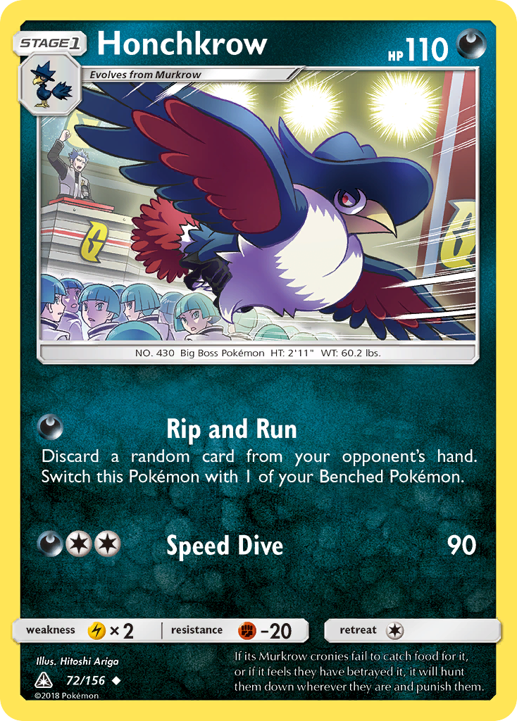 Honchkrow (72/156) [Sun & Moon: Ultra Prism] | Good Games Morley