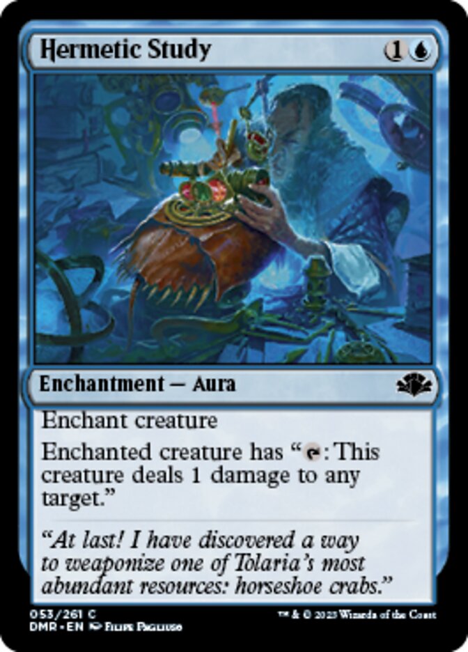 Hermetic Study [Dominaria Remastered] | Good Games Morley