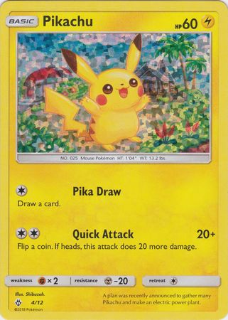 Pikachu (4/12) [McDonald's Promos: 2018 Collection] | Good Games Morley
