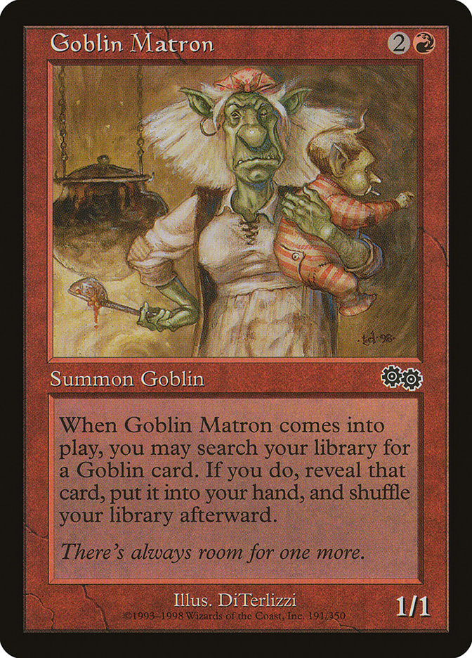 Goblin Matron [Urza's Saga] | Good Games Morley