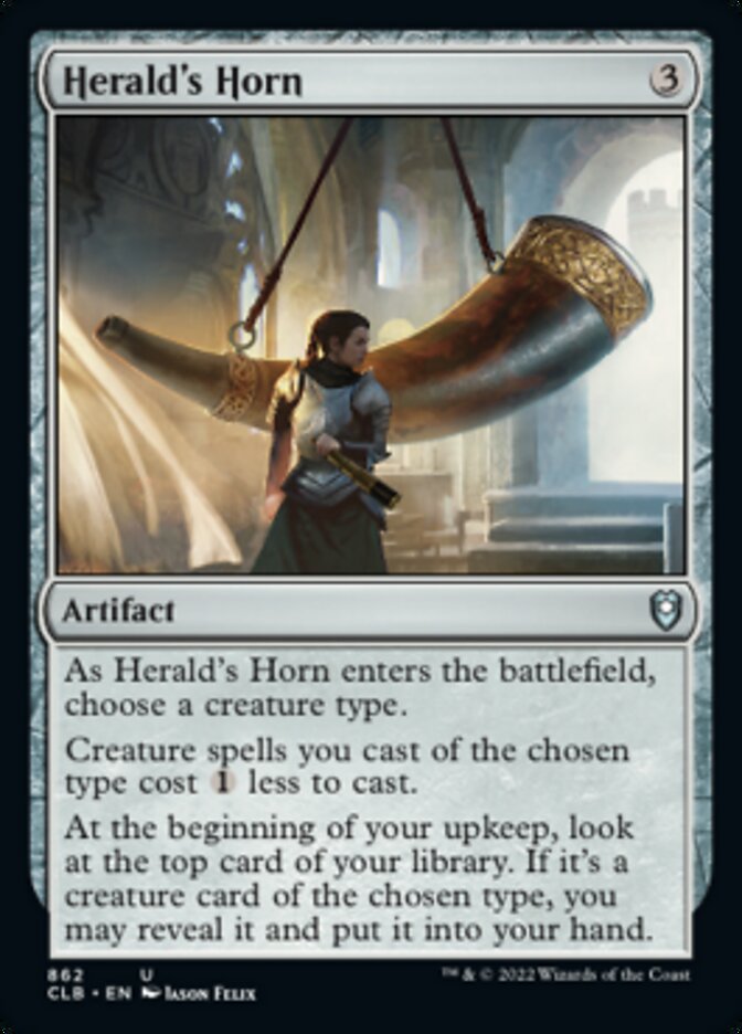 Herald's Horn [Commander Legends: Battle for Baldur's Gate] | Good Games Morley