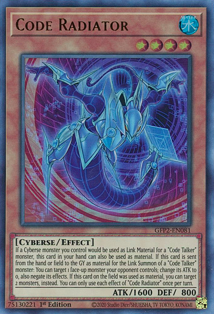 Code Radiator [GFP2-EN081] Ultra Rare | Good Games Morley