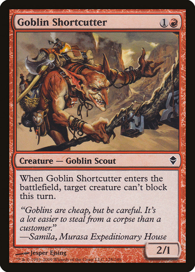 Goblin Shortcutter [Zendikar] | Good Games Morley