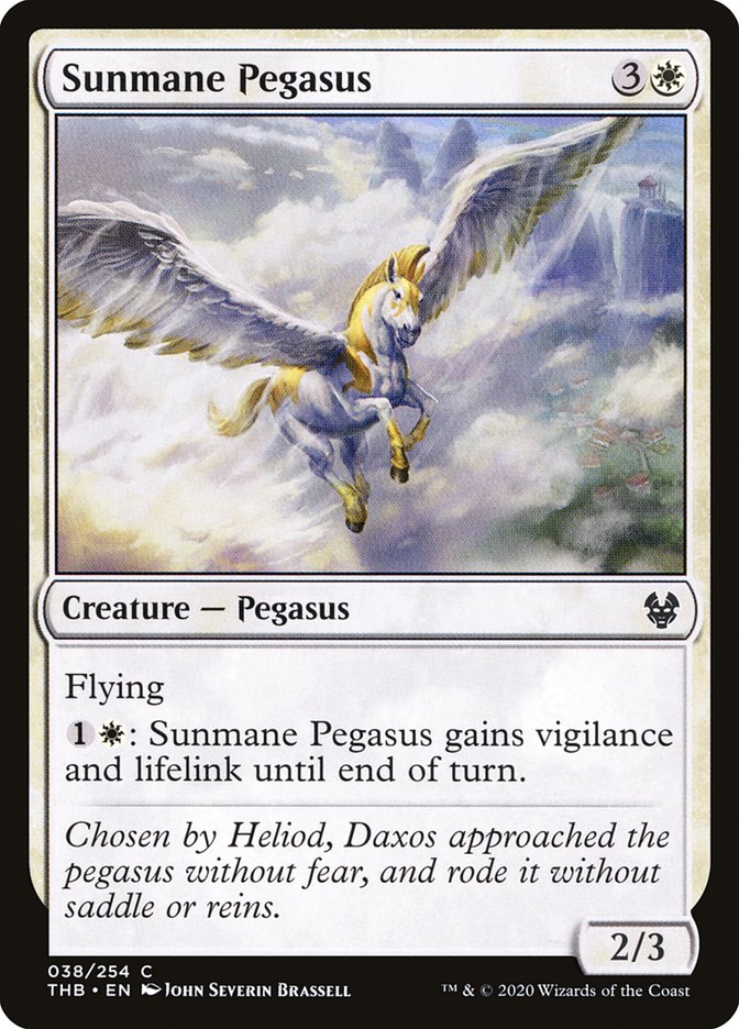Sunmane Pegasus [Theros Beyond Death] | Good Games Morley