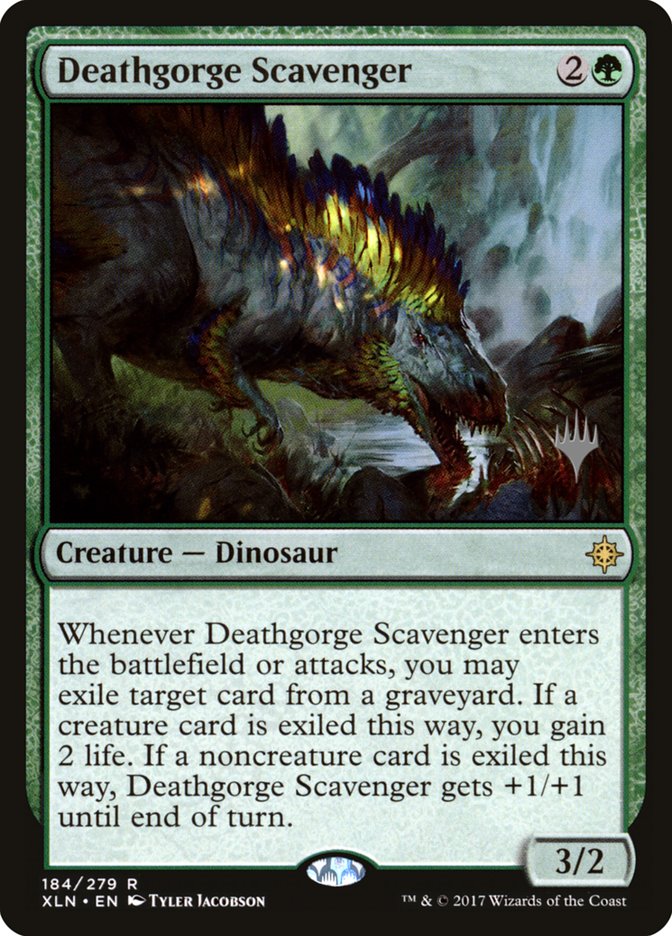 Deathgorge Scavenger (Promo Pack) [Ixalan Promos] | Good Games Morley