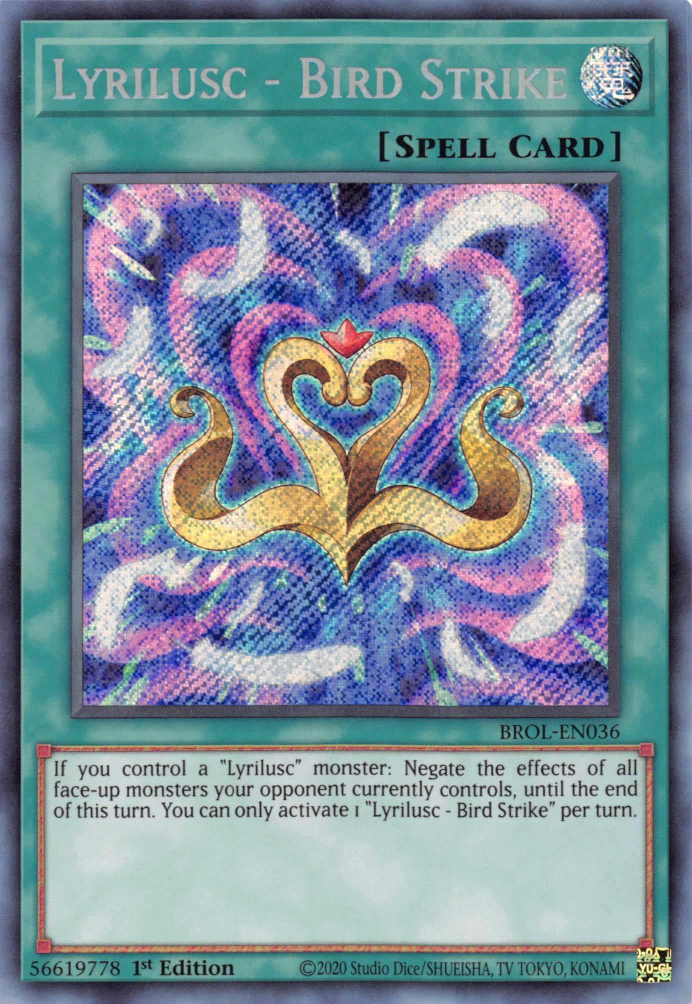 Lyrilusc - Bird Strike [BROL-EN036] Secret Rare | Good Games Morley