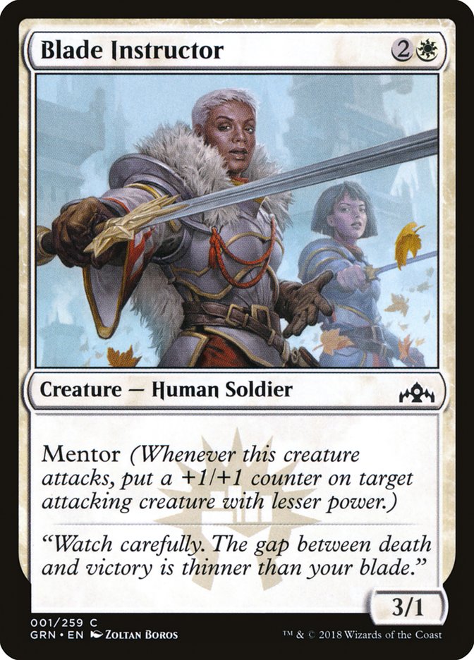 Blade Instructor [Guilds of Ravnica] | Good Games Morley