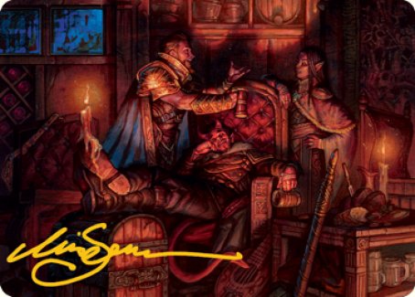 Long Rest Art Card (Gold-Stamped Signature) [Dungeons & Dragons: Adventures in the Forgotten Realms Art Series] | Good Games Morley