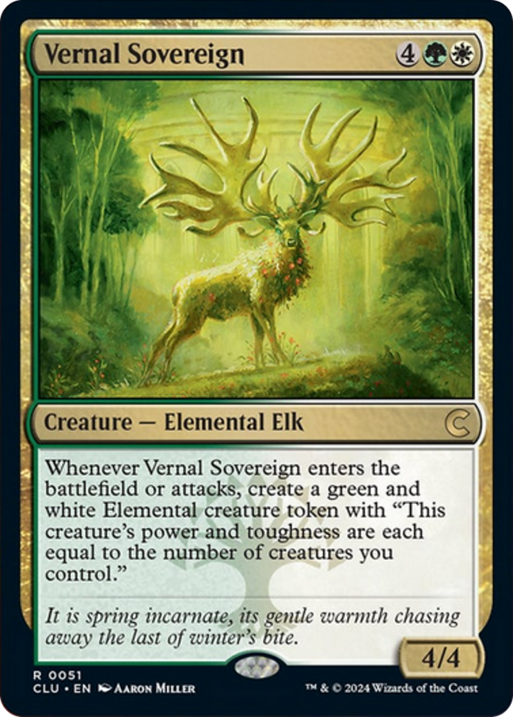 Vernal Sovereign [Ravnica: Clue Edition] | Good Games Morley