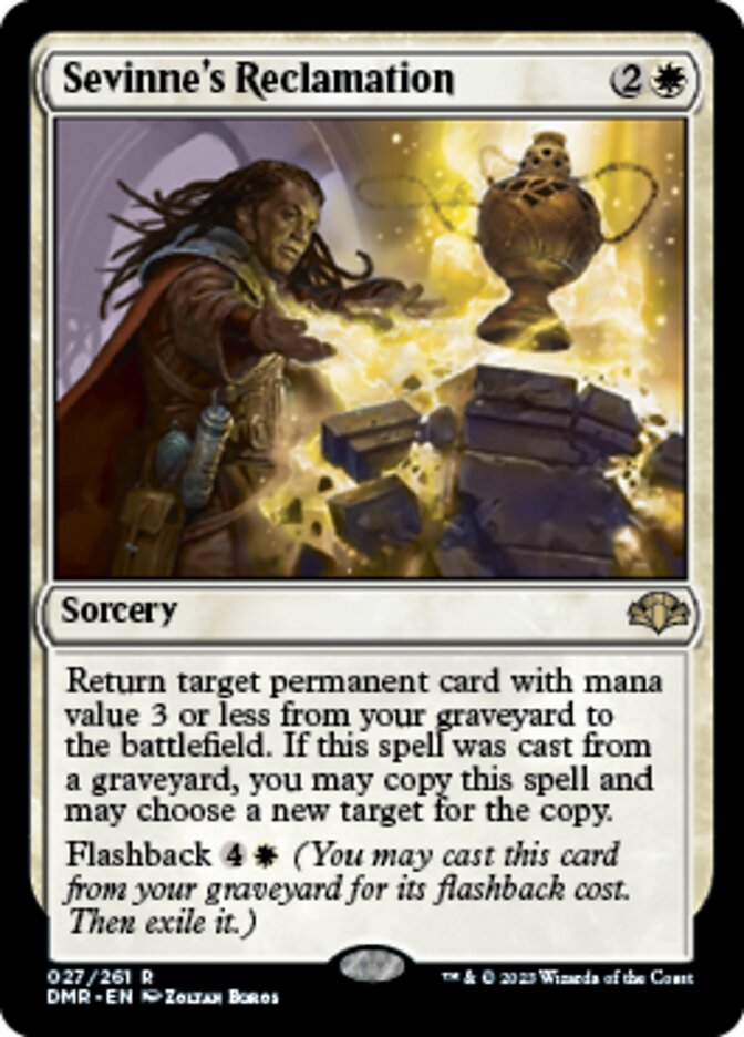 Sevinne's Reclamation [Dominaria Remastered] | Good Games Morley