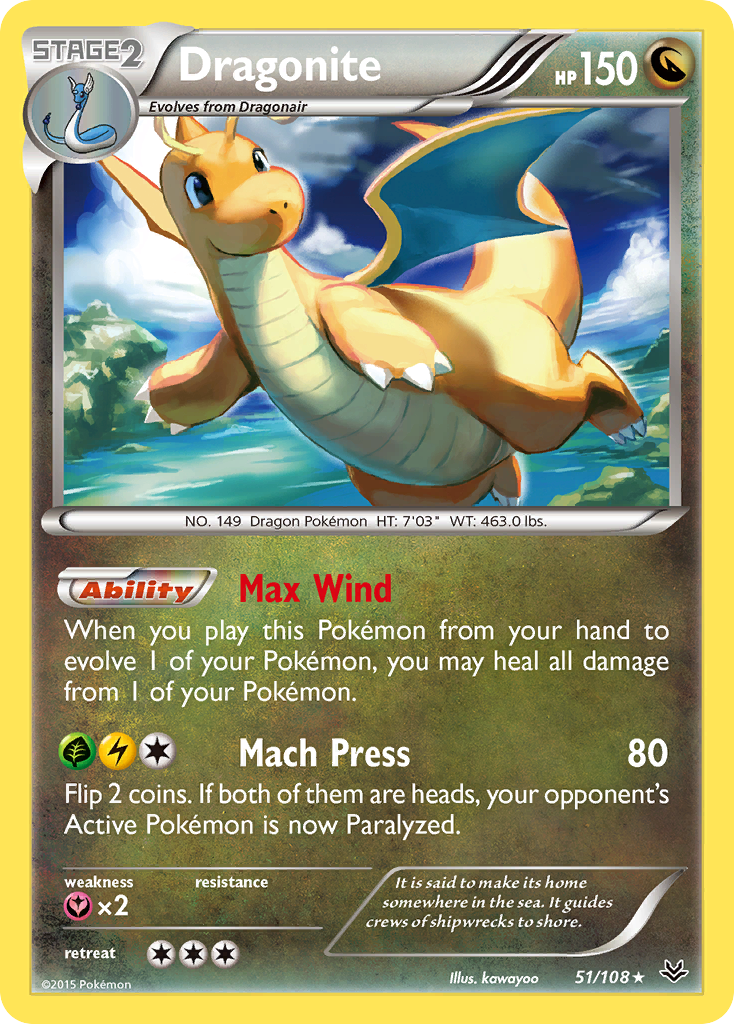 Dragonite (51/108) [XY: Roaring Skies] | Good Games Morley