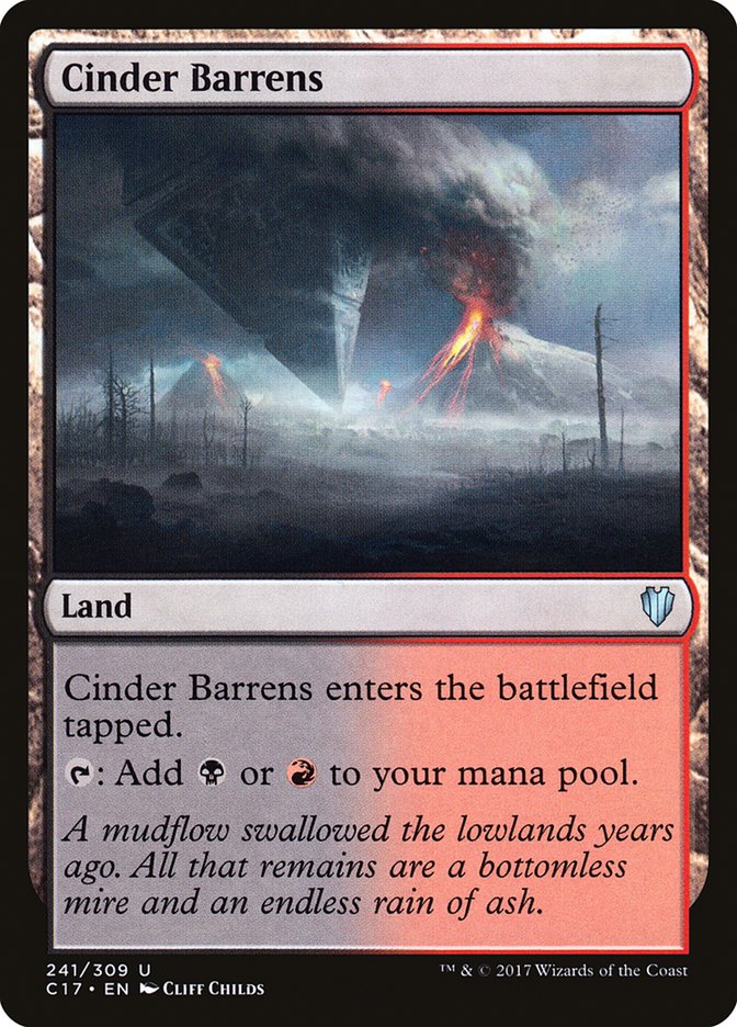 Cinder Barrens [Commander 2017] | Good Games Morley