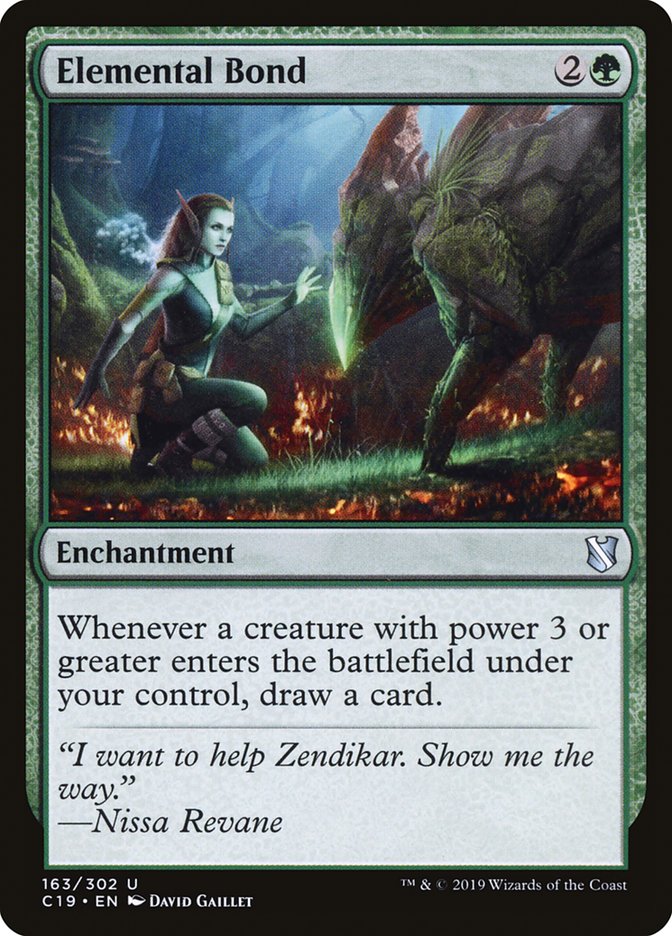 Elemental Bond [Commander 2019] | Good Games Morley