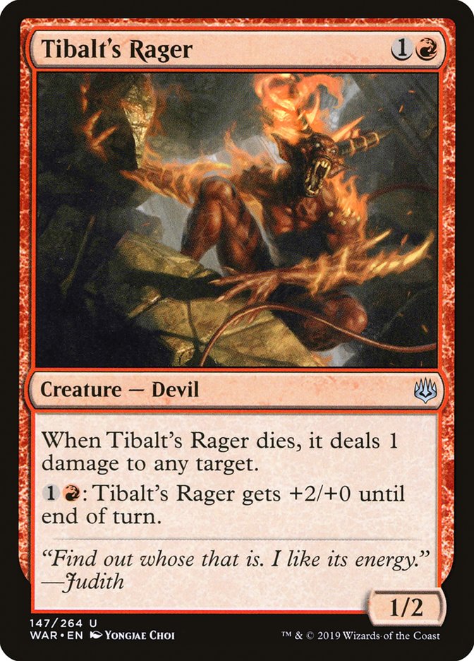 Tibalt's Rager [War of the Spark] | Good Games Morley