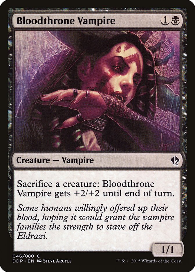 Bloodthrone Vampire [Duel Decks: Zendikar vs. Eldrazi] | Good Games Morley