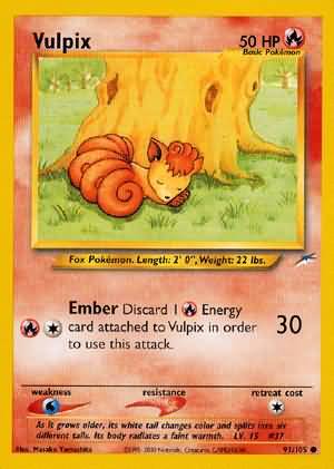 Vulpix (91/105) [Neo Destiny Unlimited] | Good Games Morley