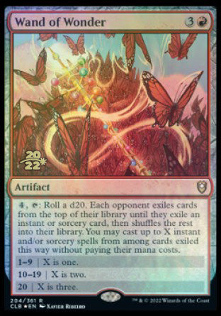 Wand of Wonder [Commander Legends: Battle for Baldur's Gate Prerelease Promos] | Good Games Morley