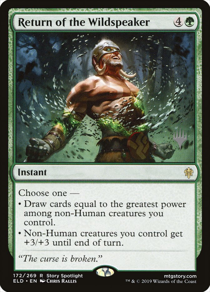 Return of the Wildspeaker (Promo Pack) [Throne of Eldraine Promos] | Good Games Morley