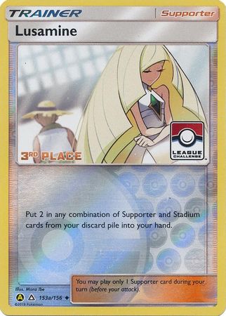 Lusamine (153a/156) (League Challenge Alt Art 3rd Place) [Sun & Moon: Ultra Prism] | Good Games Morley