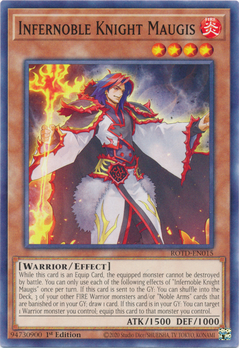 Infernoble Knight Maugis [ROTD-EN015] Common | Good Games Morley