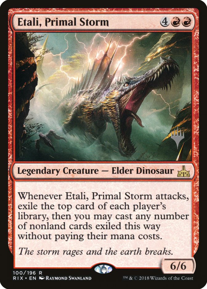 Etali, Primal Storm (Promo Pack) [Rivals of Ixalan Promos] | Good Games Morley