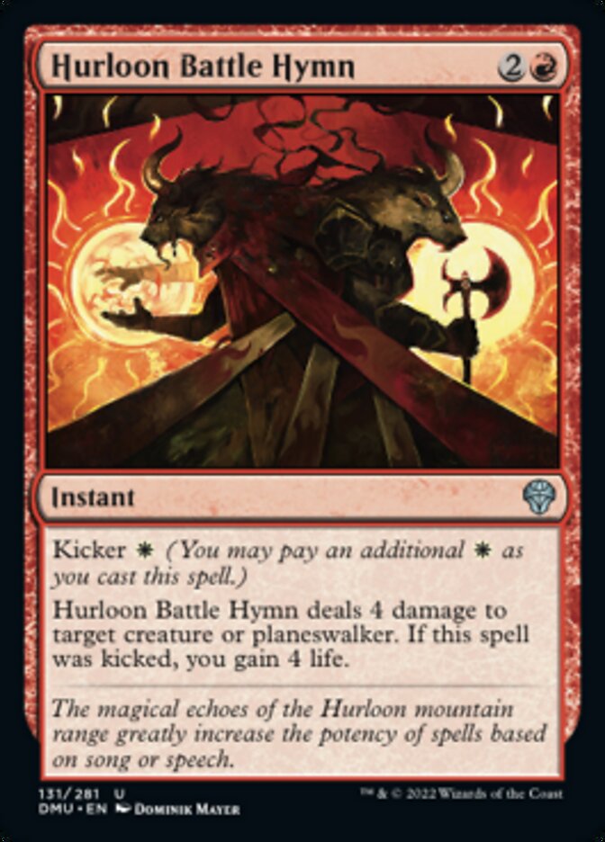 Hurloon Battle Hymn [Dominaria United] | Good Games Morley