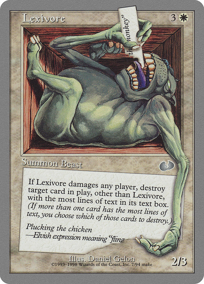 Lexivore [Unglued] | Good Games Morley