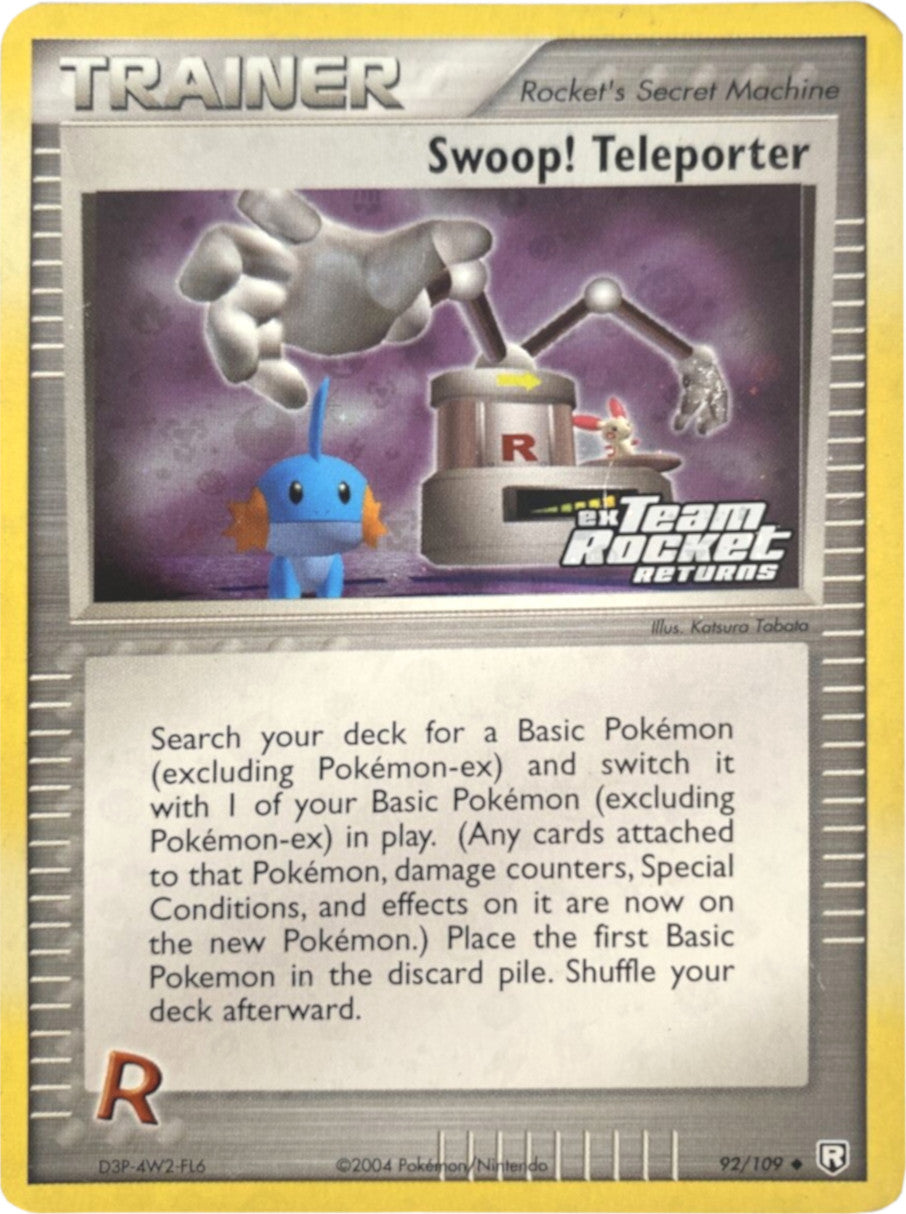 Swoop! Teleporter (92/109) (Stamped) [EX: Team Rocket Returns] | Good Games Morley