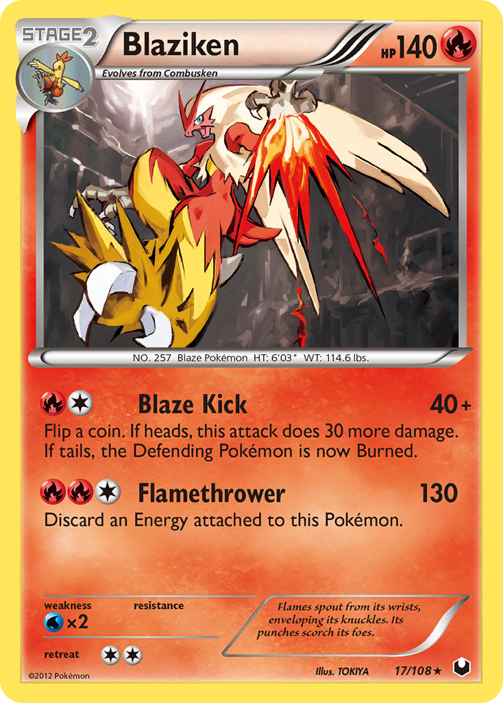 Blaziken (17/108) [Black & White: Dark Explorers] | Good Games Morley