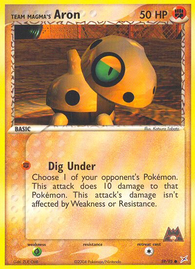 Team Magma's Aron (59/95) [EX: Team Magma vs Team Aqua] | Good Games Morley