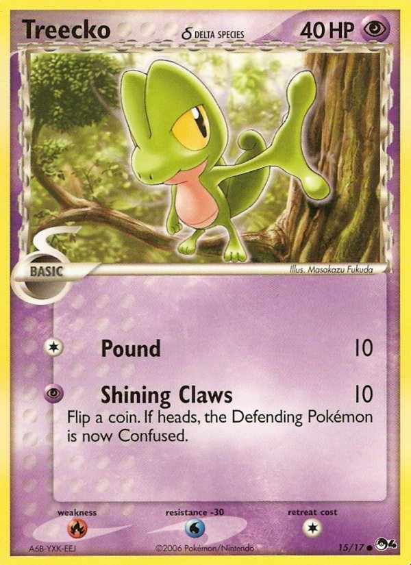 Treecko (15/17) (Delta Species) [POP Series 4] | Good Games Morley