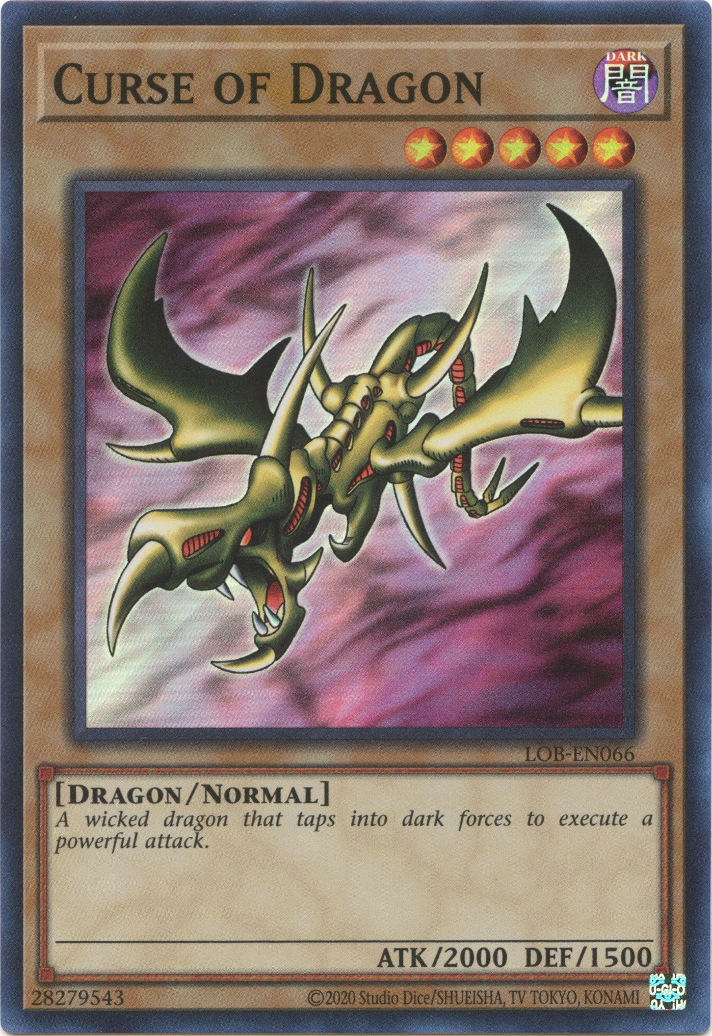 Curse of Dragon (25th Anniversary) [LOB-EN066] Super Rare | Good Games Morley