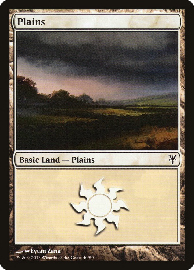 Plains (40) [Duel Decks: Sorin vs. Tibalt] | Good Games Morley