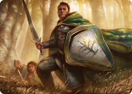 Boromir, Warden of the Tower Art Card [The Lord of the Rings: Tales of Middle-earth Art Series] | Good Games Morley