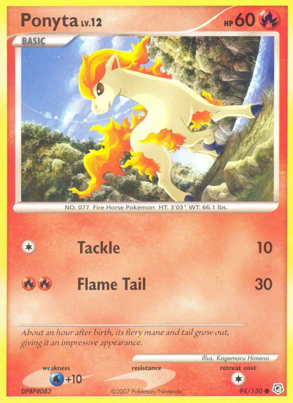 Ponyta (94/130) [Diamond & Pearl: Base Set] | Good Games Morley