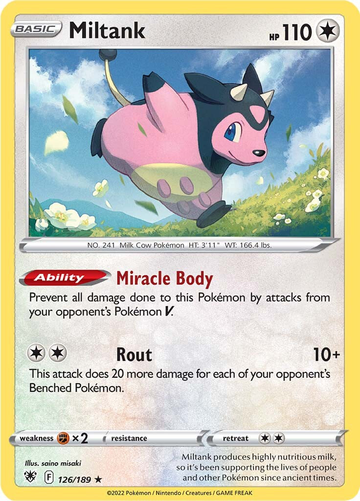 Miltank (126/189) [Sword & Shield: Astral Radiance] | Good Games Morley