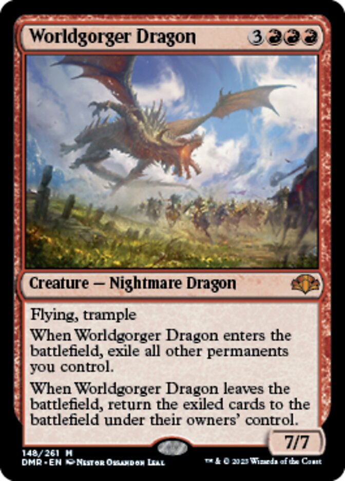 Worldgorger Dragon [Dominaria Remastered] | Good Games Morley