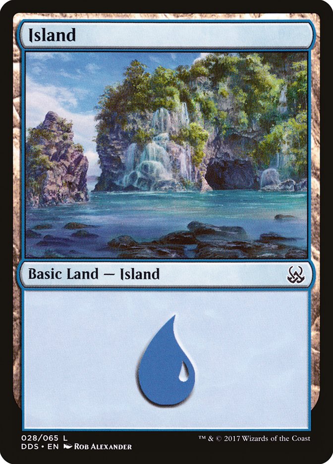Island (28) [Duel Decks: Mind vs. Might] | Good Games Morley