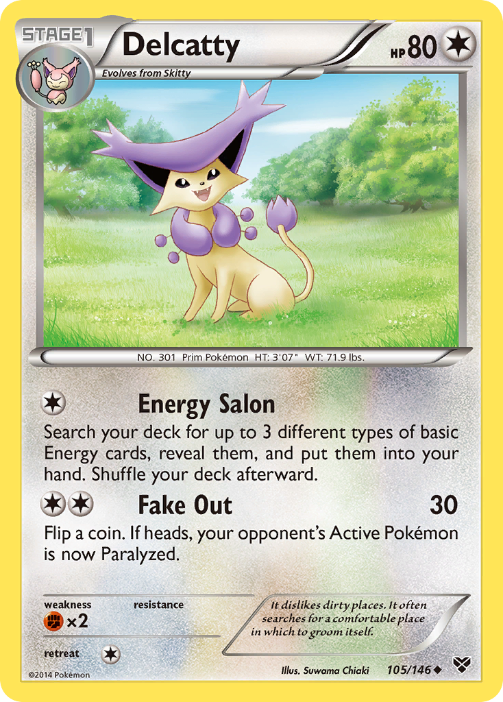 Delcatty (105/146) [XY: Base Set] | Good Games Morley