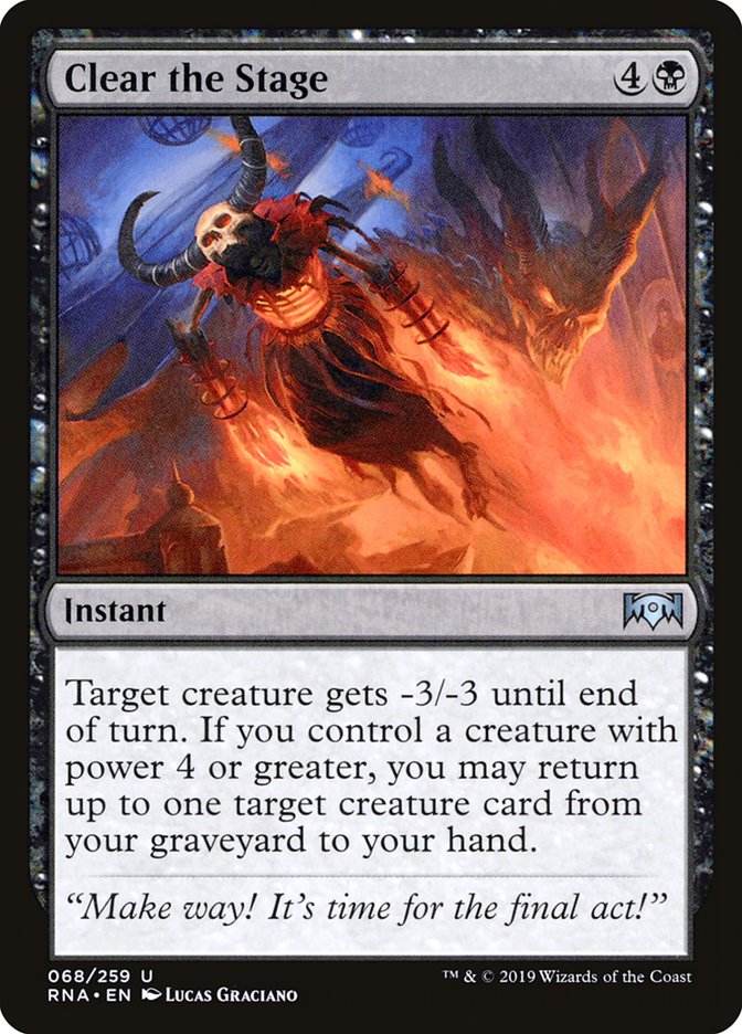 Clear the Stage [Ravnica Allegiance] | Good Games Morley