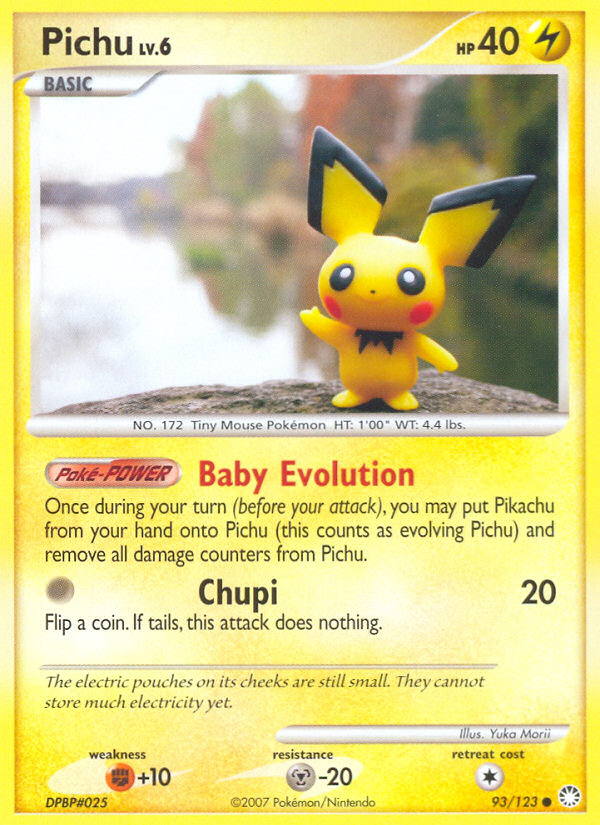 Pichu (93/123) [Diamond & Pearl: Mysterious Treasures] | Good Games Morley
