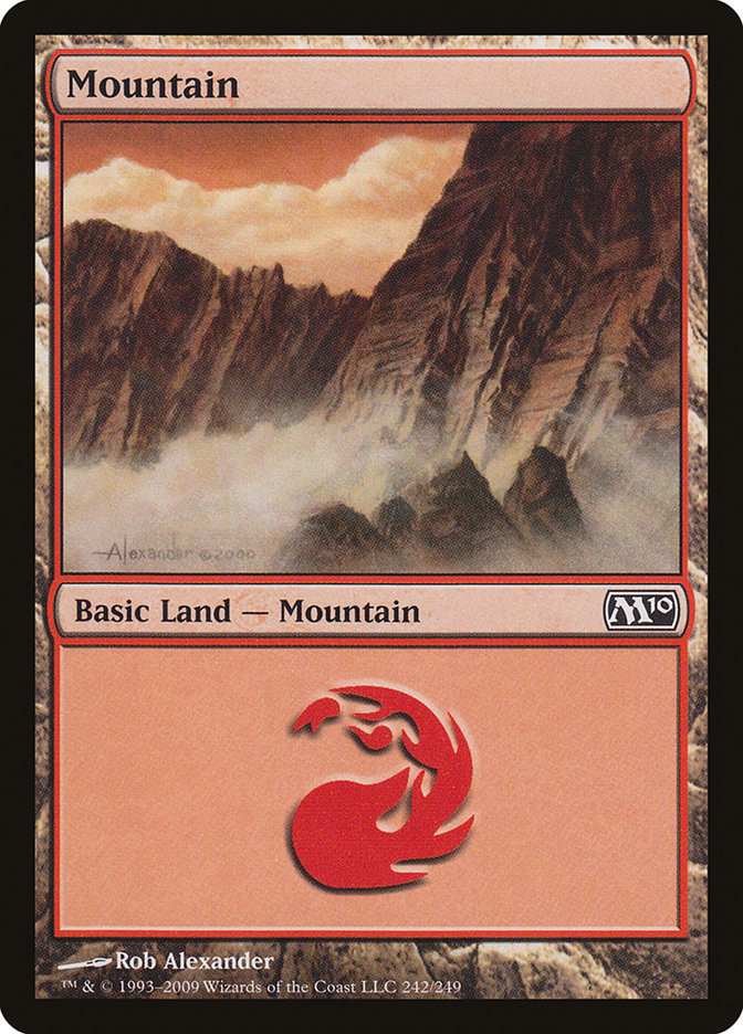 Mountain (242) [Magic 2010] | Good Games Morley