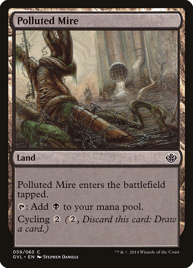 Polluted Mire (Garruk vs. Liliana) [Duel Decks Anthology] | Good Games Morley