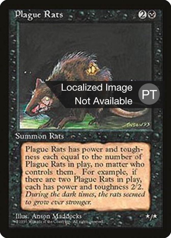 Plague Rats [Fourth Edition (Foreign Black Border)] | Good Games Morley