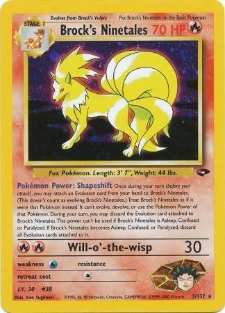 Brock's Ninetales (3/132) [Gym Challenge Unlimited] | Good Games Morley