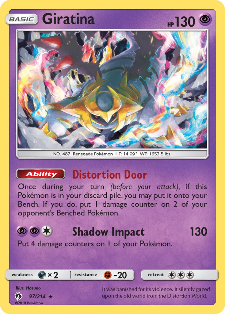 Giratina (97/214) (Theme Deck Exclusive) [Sun & Moon: Lost Thunder] | Good Games Morley