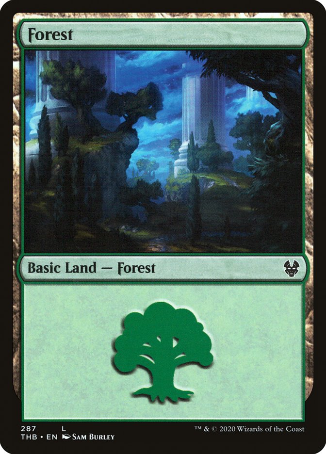 Forest (287) [Theros Beyond Death] | Good Games Morley