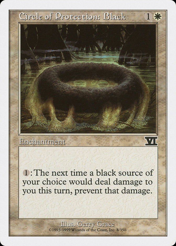 Circle of Protection: Black [Classic Sixth Edition] | Good Games Morley
