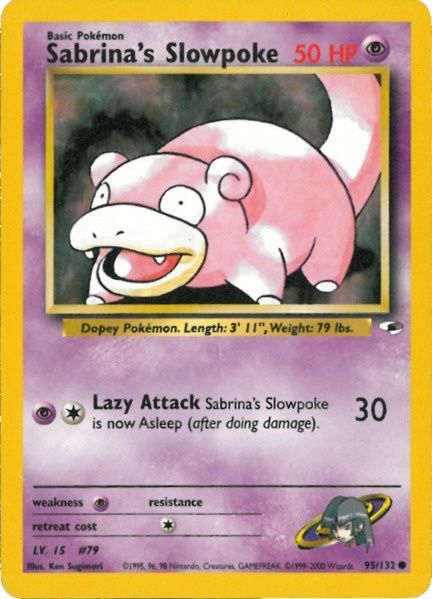 Sabrina's Slowpoke (95/132) [Gym Heroes Unlimited] | Good Games Morley